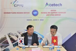 Lễ ký kết hợp tác phân phối độc quyền giữa CPRI Hàn Quốc và Acetech Việt Nam